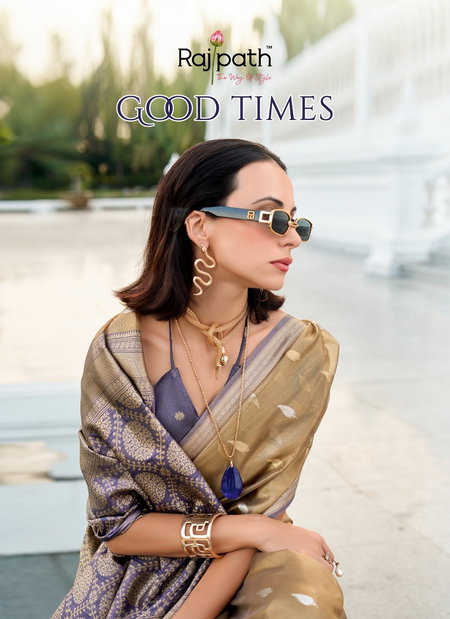 Good Times By Rajpath Tissue Silk Fancy Saree Bulk Orders In India